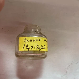 1931 Ink Well Bottle Crunden Martin MFG Co  1 3/4”x 1 3/4” X 2” Tall - Picture 1 of 9