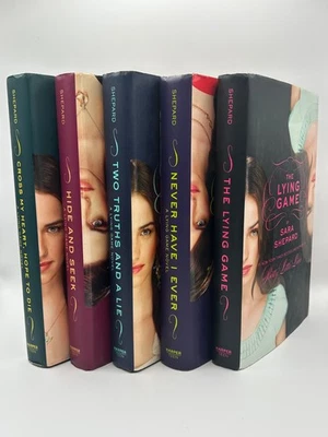 Sara Shepard The Lying Game Book Series Lot 1-5 First Edition Hardcover Novels - Image 1 of 4