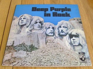 DEEP PURPLE-IN ROCK GENUINE 1ST UK PRESS A2/B1 EX CONDITION VINYL LP 1970 - Picture 1 of 14