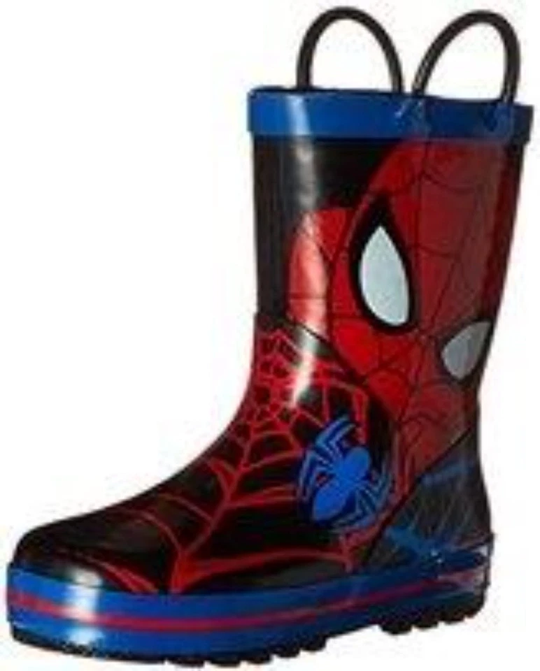 Marvel Spider-Man Rain Boots Kids ALL SIZES - Image 1 of 1
