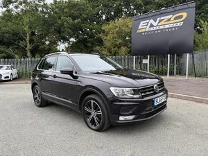 2016 66 REG VOLKSWAGEN TIGUAN SE NAV TDI BMT 4 MOTION BLUEMOTION BLACK EURO 6 - Picture 1 of 21