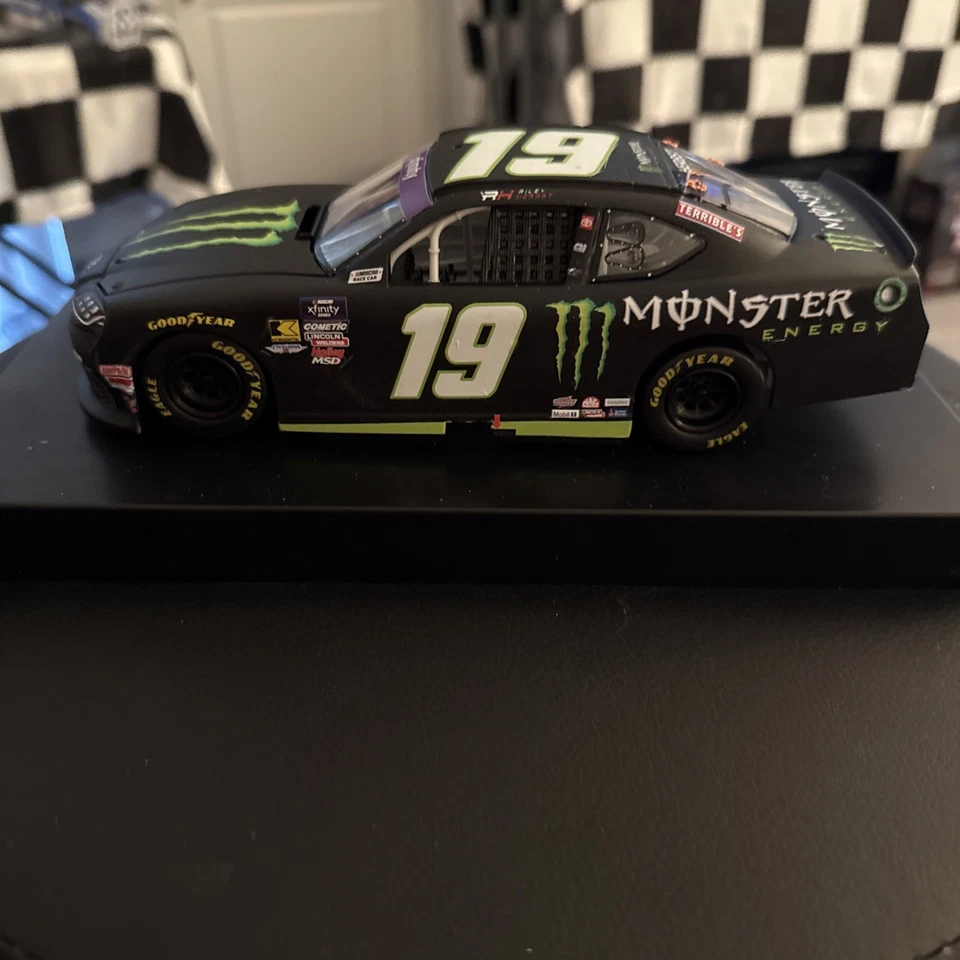 2025 Custom-Made Riley Herbst #19 Monster Energy Toyota Supra 1/24 Diecast - Image 1 of 4