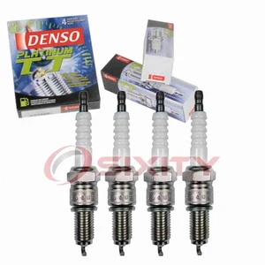4 pc Denso Platinum TT Spark Plugs for 1980-1981 Volvo 264 2.1L L4 Ignition bv - Picture 1 of 5