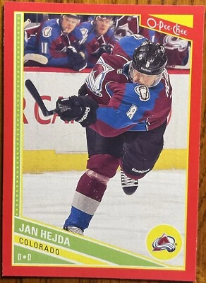 2013-14 O-Pee-Chee Red Jan Hejda #118 Columbus Blue Jackets - Image 1 of 2