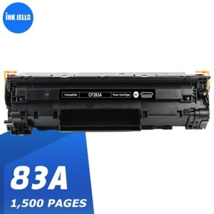 Black Toner CF283A For HP 83A LaserJet Pro M201dw M201n MFP M125a MFP M125 - Picture 1 of 5