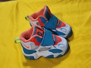 Nike Speed Turf Shoes Toddler Size 4C BV2525-101 Miami Blue Orange - Picture 1 of 9