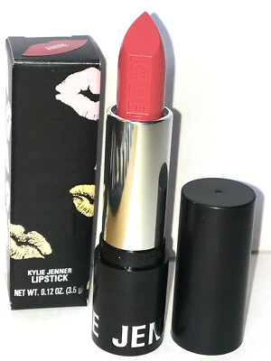 KYLIE JENNER COSMETICS Creme LIPSTICK SINGLE Amore BRIGHT PINK CORAL Satin Lip - Image 1 of 4
