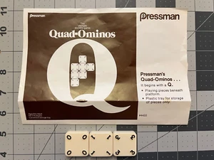 Lot of 3: Pressman 1978 Quad-Ominos Replacement Pieces Game #4422 - Picture 1 of 3