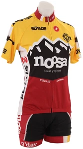 Castelli Women Noosa Pro CX Team Short Sleeve Cycling Kit SM/LG Wind Jacket Bike - Picture 1 of 9