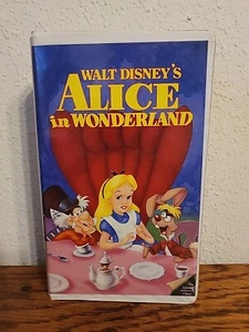 Vintage Walt Disney Alice in Wonderland VHS Movie Black Diamond Classic - Picture 1 of 8