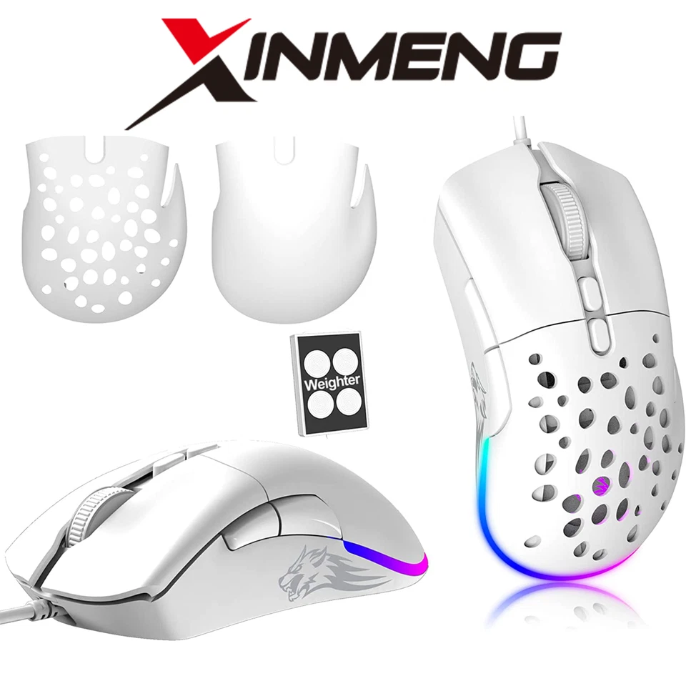 Gaming Mouse USB Wired Programmable 7 Buttons 12000 Dpi Adjustable RGB Backlit - Image 1 of 4