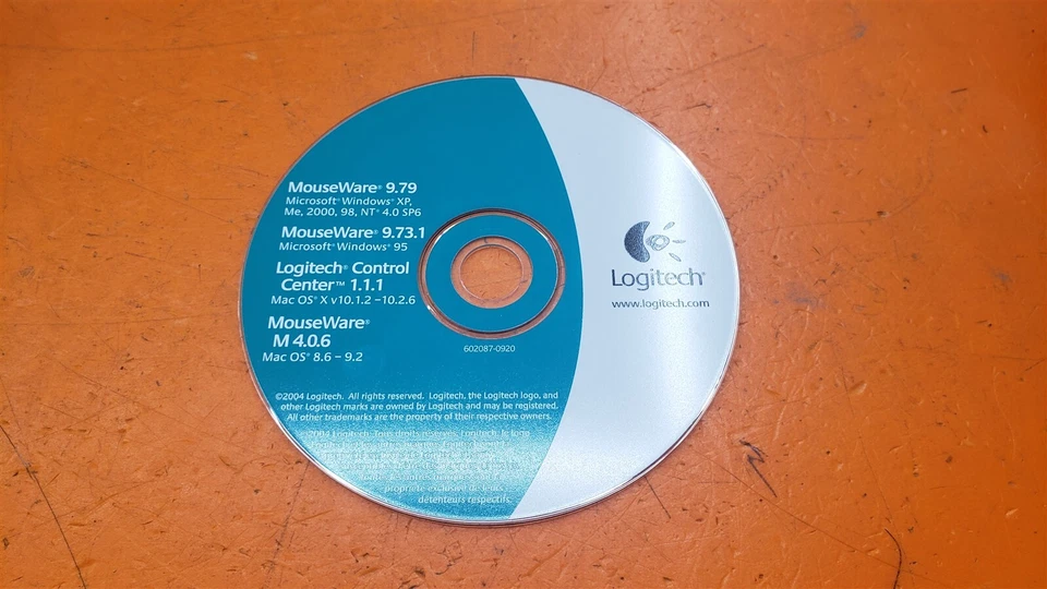 ⭐️⭐️⭐️⭐️⭐️ Logitech MouseWare 9.79, 4.0.6, 9.73.1 Control Center 1.1.1 - Image 1 of 2
