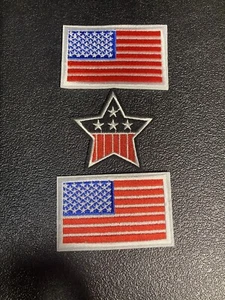 American Flag Embroidered Patch Lot - Picture 1 of 4