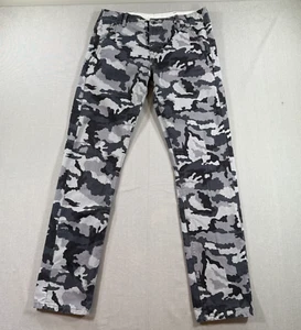 Levis Camo Pants Mens 30x32 Gray Jeans Canvas Work Tag 29x32 Slim Fit - Picture 1 of 9