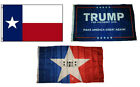 3x5 Trump #1 & State of Texas & City of San Antonio Großhandelsset Flagge 3'x5'