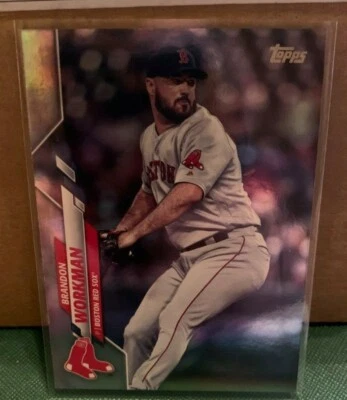 2020 Topps Series 2 Base Silver Foil #498 Brandon Workman - Brand New - Image 1 of 2