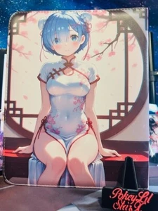 Anime Waifu Zippered REM Fan Art Binder - Picture 1 of 2