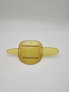 Vintage Yellow Lucite Plastic Hair Stick Barrette Made In France - Picture 1 of 12