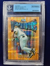 🌟1997 Finest Tony Gwynn GOLD ATOMIC REFRACTOR MISSING DIECUT EMBOSSING #169 BGS
