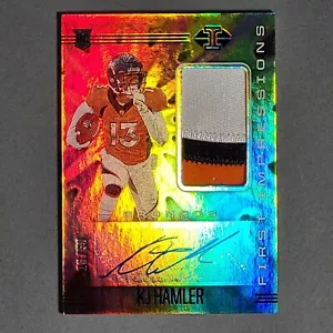 2020 Panini Illusions Rookie Prime Impressioni Rookie PATCH Auto KJ Hamler #d/50 - Foto 1 di 1