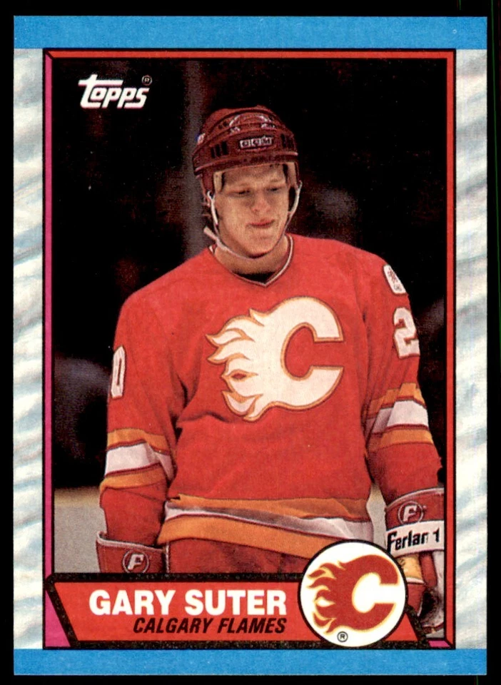 1989-90 Topps Gary Suter Hockey Cards #108 - Image 1 of 2