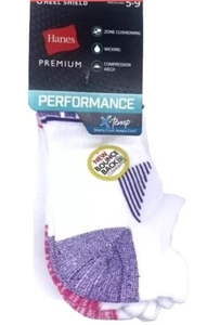 Women's 'Hanes' Xtemp Tab No Show Socks 6 pair Shoe Size 5-9 - Picture 1 of 3