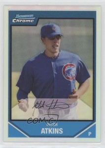 2007 Bowman Chrome Prospects Refractor /500 Mitch Atkins #BC140