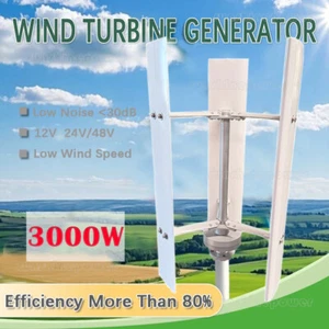 3000W 12V/24V/48V Wind Turbine Generator Hybrid Controller Power Inverter Kit - Picture 1 of 12