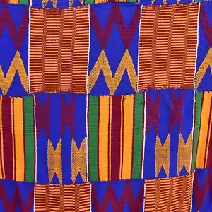 Kente Cloth Women's Ghana 32x69 inch - Picture 1 of 8