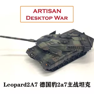 1:72 ARTISAN German Leopard 2A7 Main Battle Tanks Plastic Diecast Armor Model - Picture 1 of 13