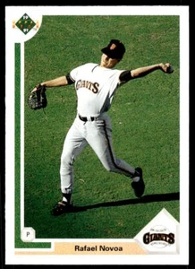 1991 Upper Deck 674 Rafael Novoa San Francisco Giants Rookie Baseball Card - Picture 1 of 2