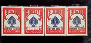 Vintage Bicycle 808 Playing Cards Blue Seal Ohio Decks Red Rider Back - Picture 1 of 7