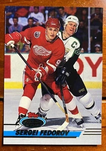 1993-94 Stadium Club #45 Sergei Fedorov Detroit Red Wings - Foto 1 di 1