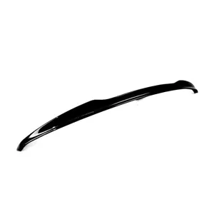 Painted Black Fit For Mercedes Benz W221 S-CLASS V Type Rear Trunk Spoiler - Picture 1 of 4