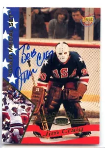 Jim Craig signed autographed Auto 1995 Card #9 Miracle on Ice 1980 - Picture 1 of 1
