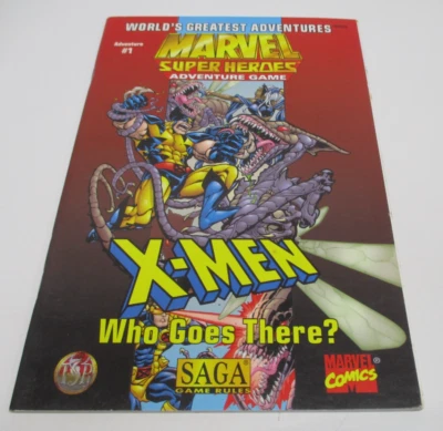 Marvel Super Heroes X-MEN 1998 juego de aventura TSR reglas de la saga # 1 cm3642 Foto 1 de 3