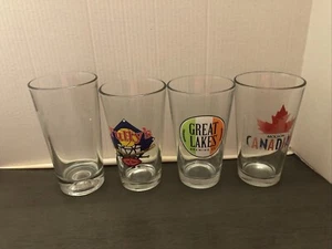 Menge 4 Pub Pint Gläser 716 Tullys Great Lakes Brauform auf Kanadier - Bild 1 von 13