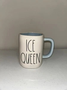 Rae Dunn Disney Frozen Elsa "ICE QUEEN" Double Sided Mug Coffee Cup - Picture 1 of 6