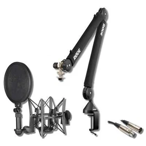 Rode PSA1+ Boom Arm (Black) + SM6 Shock Mount, Pop Filter & 10' XLR Cable - Picture 1 of 7