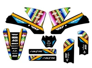 2002-2008 SX 65 SERAPE Black Senge Graphics Kit Compatible with KTM - Picture 1 of 10
