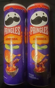 2 Pack Pringles Enchilada Adobada Flavored Potato Crisps Chips Cans 5.5 oz Each - Picture 1 of 2