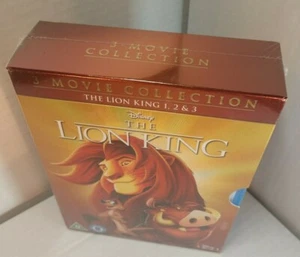 LION KING TRILOGY (Blu-ray Boxset) Collector Slipcover-NEW-Shipping w/Tracking - Picture 1 of 6