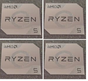 AMD Ryzen 5 Sticker Silver 7600x 5600 g 3600 7600x 5500 2600 5600g 3600x 7600