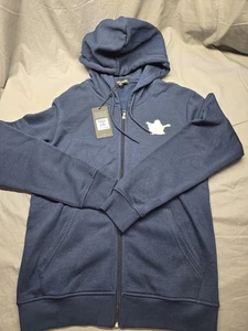 Sudadera con capucha True Religion Radiant Buddha con cremallera para hombre mediana azul marino nueva con etiquetas azul - Imagen 1 de 9