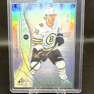2024-25 UD SP Game Used Rainbow Parallel David Pastrnak /88 Boston Bruins - Picture 1 of 6