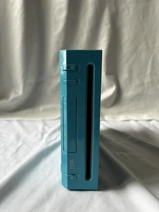 Nintendo Wii Blue Console with Mario And Sonic At The Long 2012 Games Slim Style - Picture 1 of 10