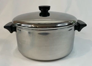 REVERE WARE 4,5 Quart Edelstahl dreilagige Scheibe Suppentopf mit Deckel - Bild 1 von 24