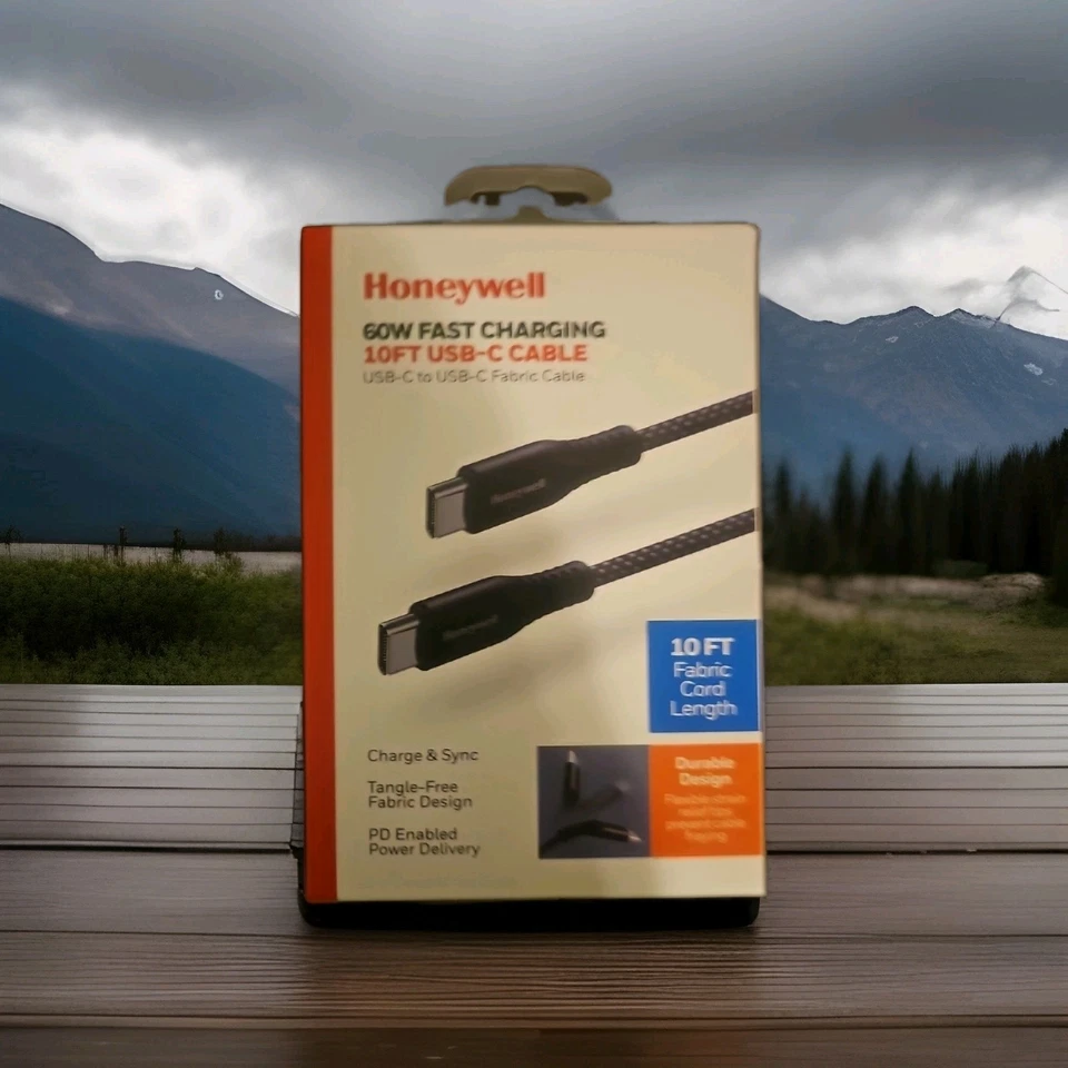 Honeywell 60w Fast Charging 10ft Usb-C Cable - Image 1 of 4