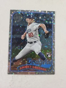 2024 Topps Series 1 1989 Silver Foil Board Parallel #89B-77 Emmet Sheehan RC - Picture 1 of 2