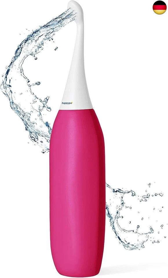 HappyPo Podusche Beere 2.0, 480 ml, Po Dusche mit 50% Mehr Volumen, Bidet